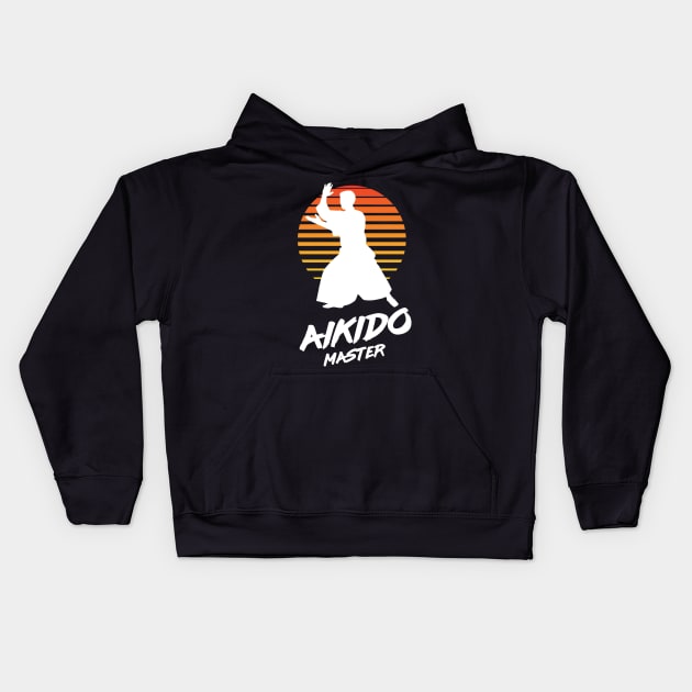 Aikido Master - Martial Arts Kids Hoodie by Nonstop Shirts